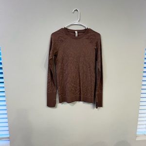 Lululemon Swiftly Tech Long Sleeve - Rose Pattern